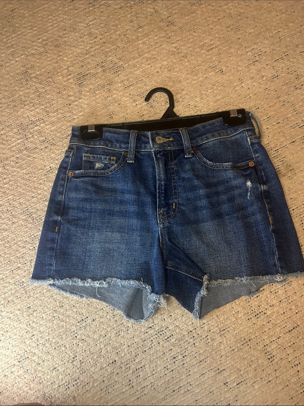 Old Navy Dark Blue Denim Cutoff Shorts